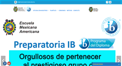 Desktop Screenshot of mexicanaamericana.edu.mx